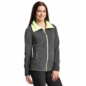 New! CALVIN KLEIN Performance Women's Fleece Jacket Moisture Wicking Gray MEDIUM